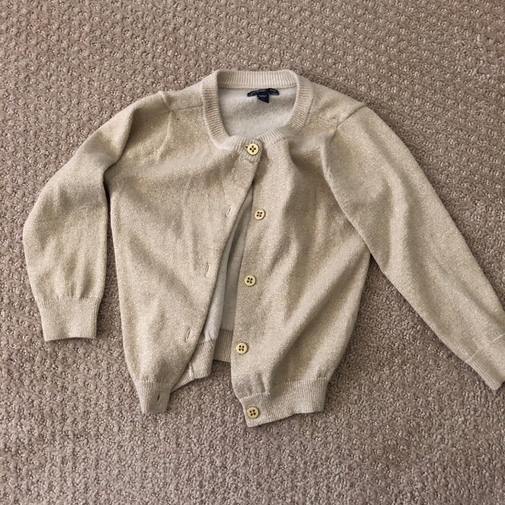 Gap Gold Cardigan, Size 2T